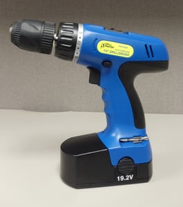 Left side view of the drill